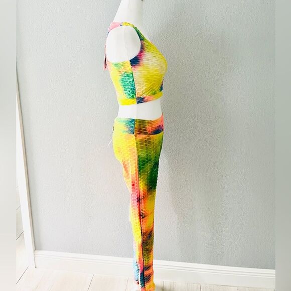 COOrun Women's Workout Athletic Yoga Top and Pants Size Medium - Picture 5 of 14